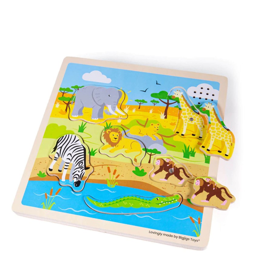 Toys Big Jigs Games, Puzzles, Jigsaws | Sound Puzzle - Safari