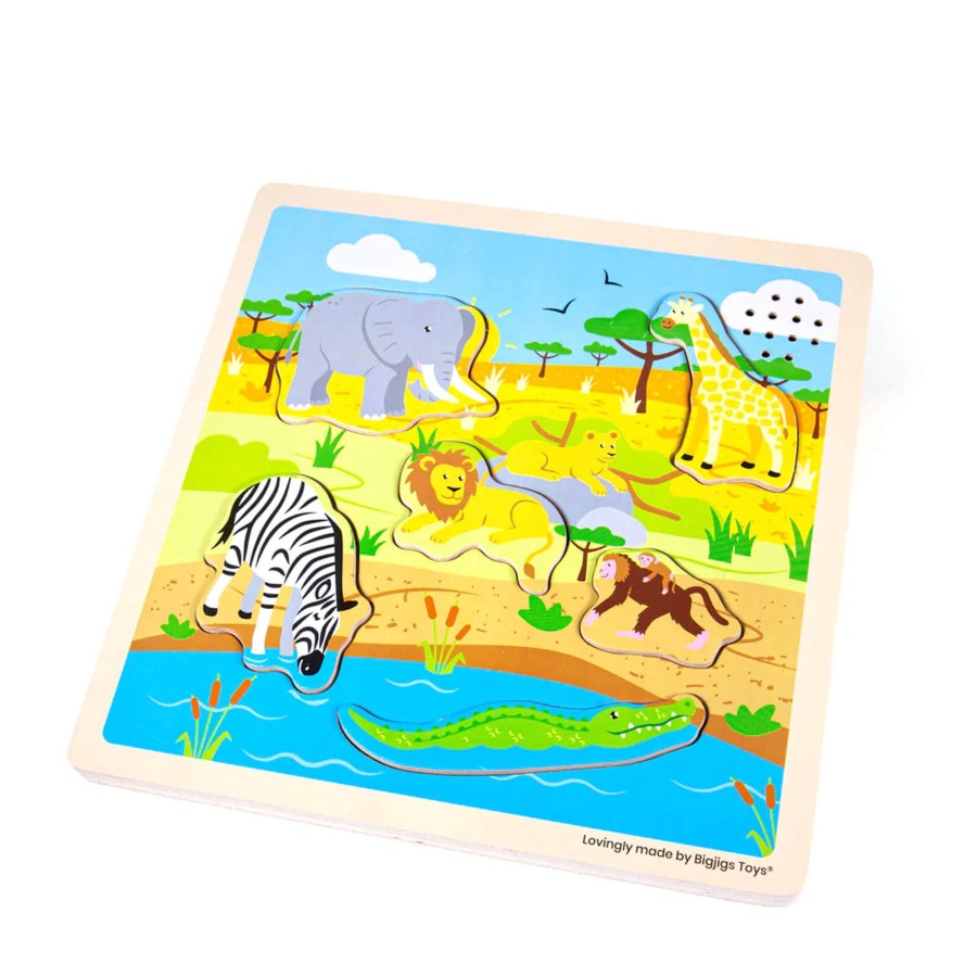 Toys Big Jigs Games, Puzzles, Jigsaws | Sound Puzzle - Safari