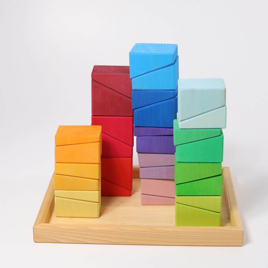 Toys Grimm’s Stacking Toys | Sloping Blocks Stacking Blocks