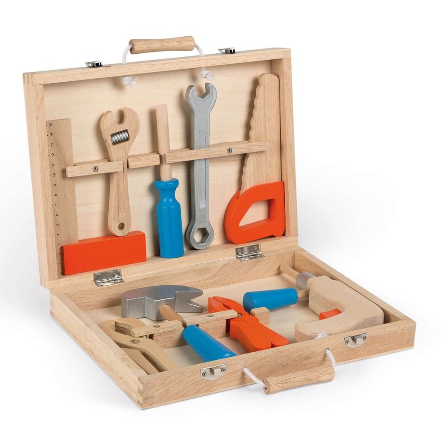 Toys Janod Tool Sets, Workbenches | Brico Kids Tool Box