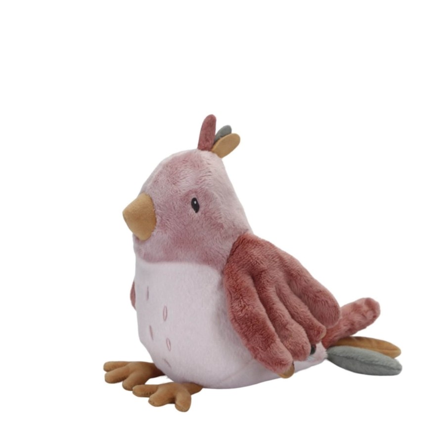 Toys Little Dutch Soft Toys, Comforters | Cuddly Toy Bird 20Cm Flowers And Butterflies