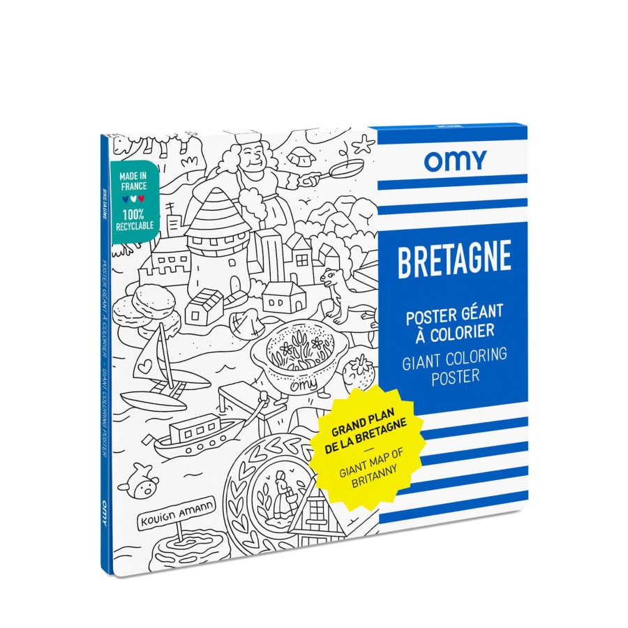 Toys OMY Arts & Crafts | Colouring Poster - Brittany