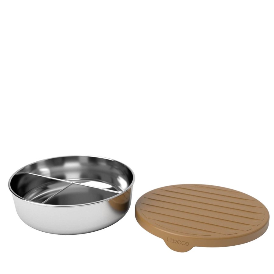 Home Liewood Snack Boxes, Lunch Boxes | Liby Divider Bowl Golden Caramel