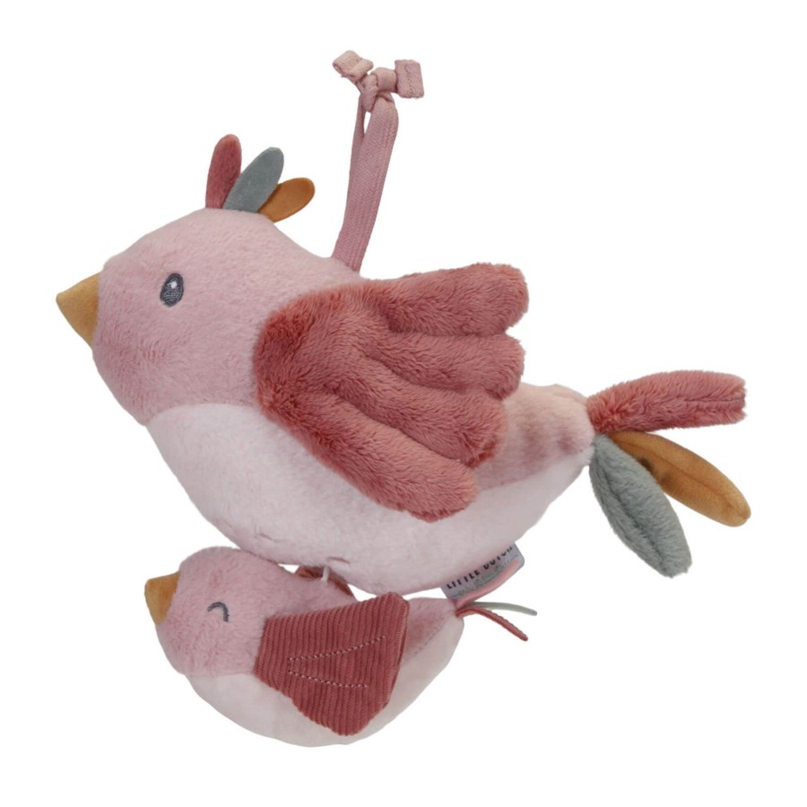 Toys Little Dutch Soft Toys, Comforters | Pull Music Box - Bird Flowers And Butterflies