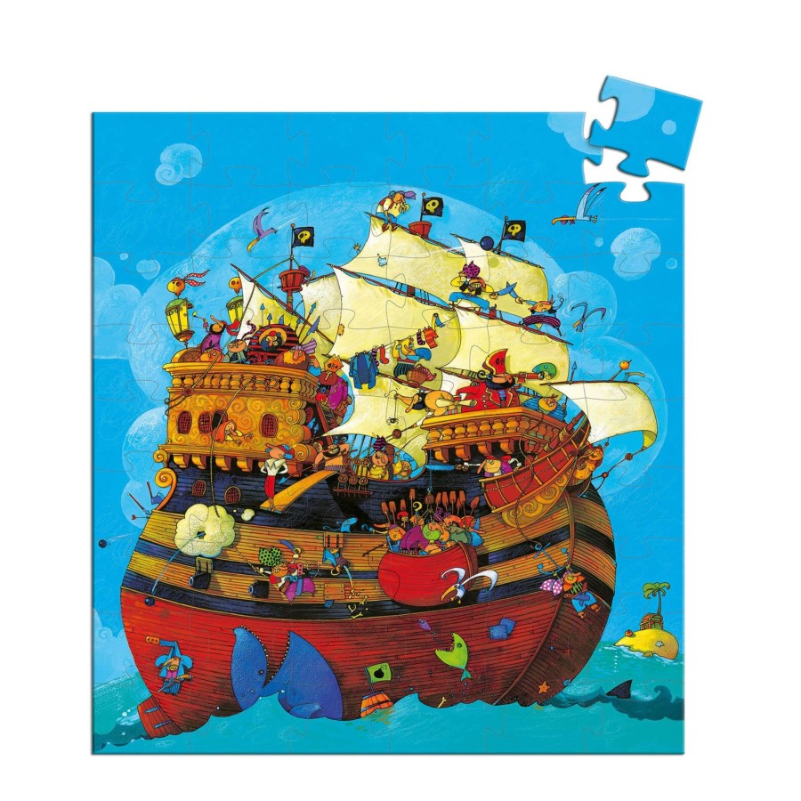 Toys Djeco Games, Puzzles, Jigsaws | 54 Piece Puzzle - Barbarossas Boat