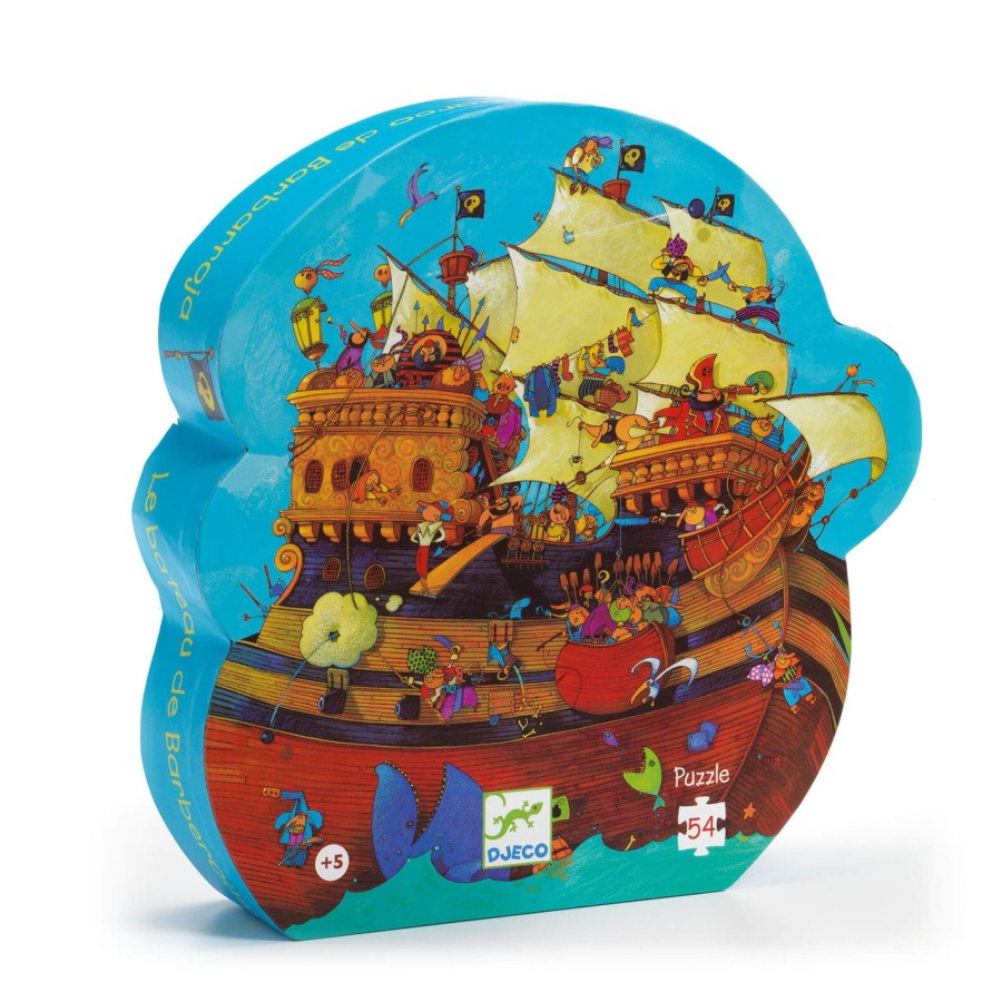 Toys Djeco Games, Puzzles, Jigsaws | 54 Piece Puzzle - Barbarossas Boat