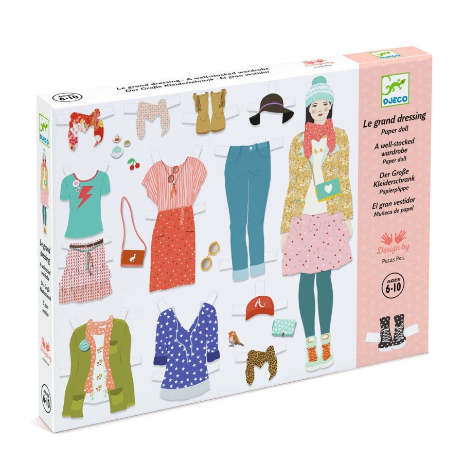 Toys Djeco Arts & Crafts | Paper Dolls To Dress Up