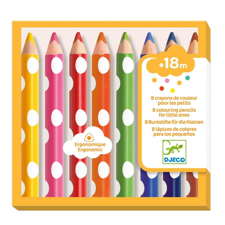 Toys Djeco Arts & Crafts | 8 Colouring Pencils