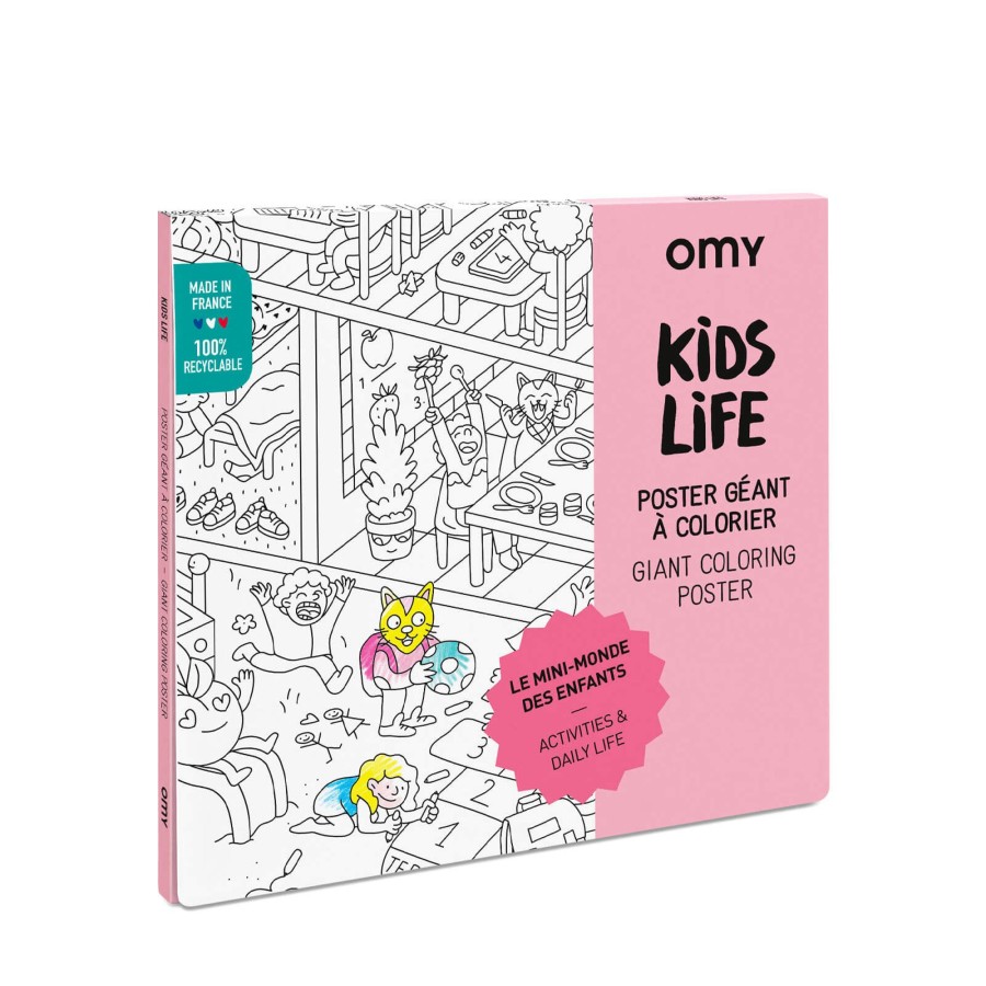 Toys OMY Arts & Crafts | Colouring Poster - Kids Life