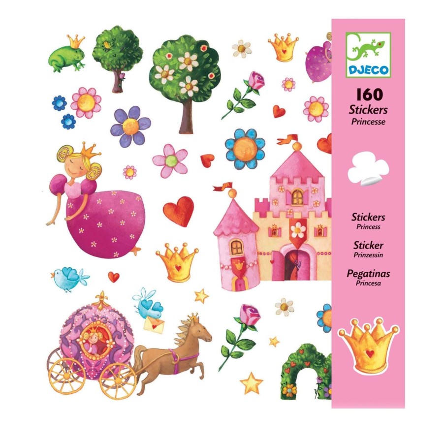 Toys Djeco Arts & Crafts | Princess Marguerite Sticker Set