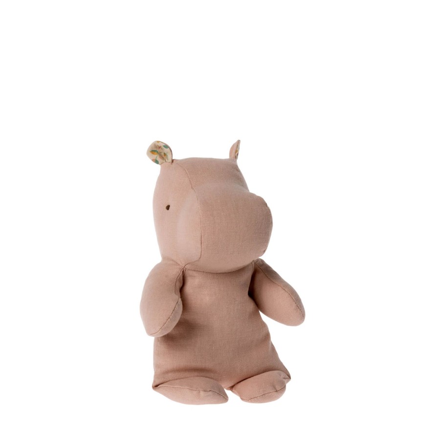 Toys Maileg Soft Toys, Comforters | Safari Friends Small Hippo - Soft Rose