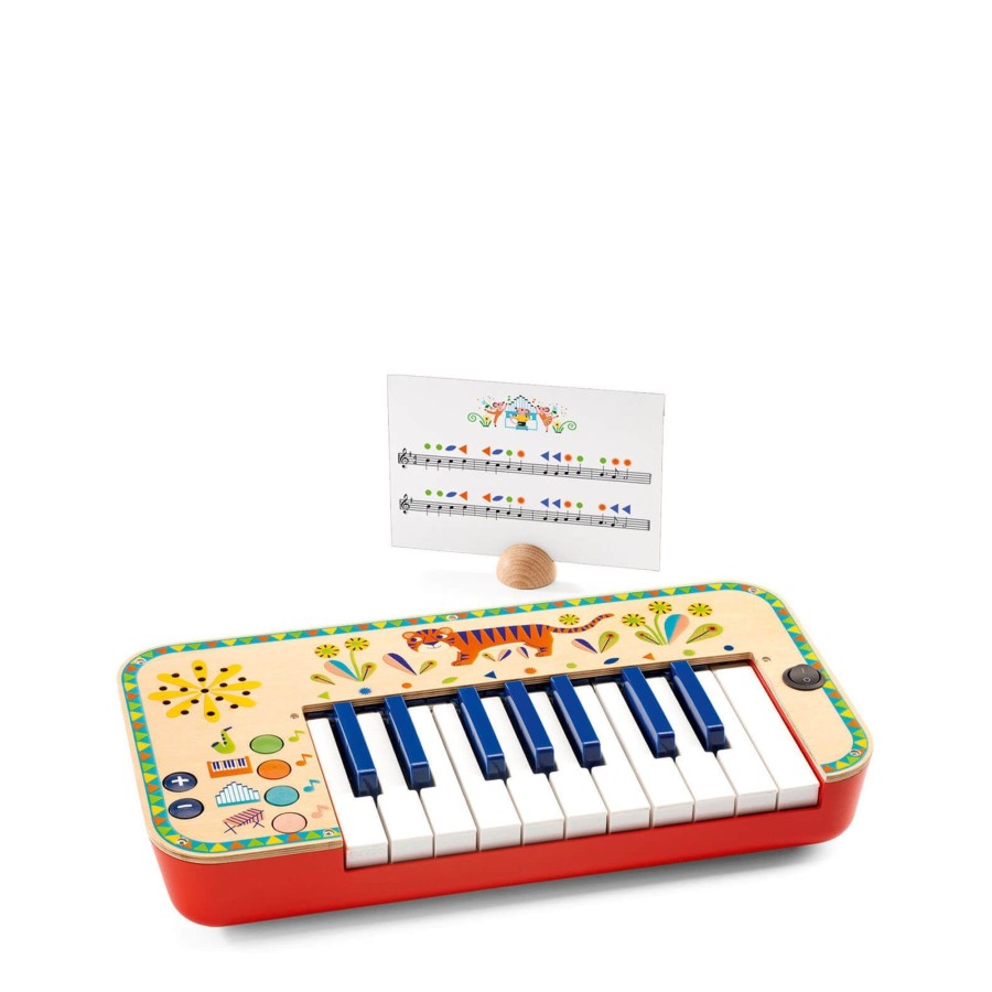 Toys Djeco Musical Instruments | Animambo Electric Keyboard Synthesizer