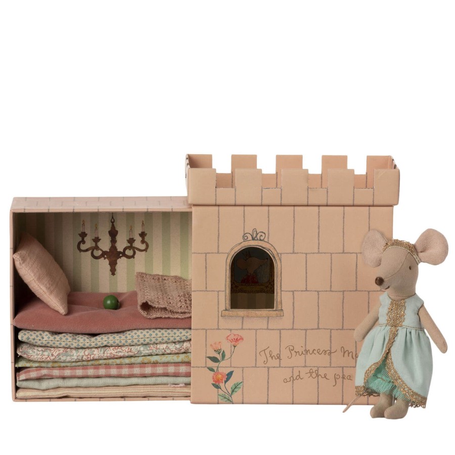 Toys Maileg Soft Toys, Comforters | Princess And The Pea Big Sister Mouse