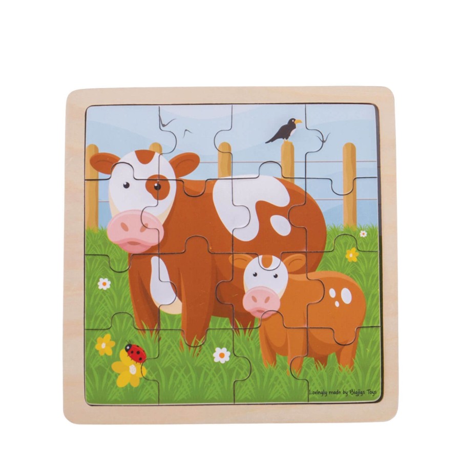 Toys Big Jigs Games, Puzzles, Jigsaws | Cow And Calf Puzzle