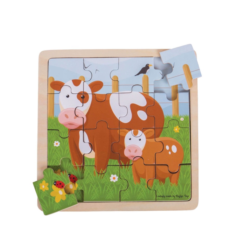 Toys Big Jigs Games, Puzzles, Jigsaws | Cow And Calf Puzzle