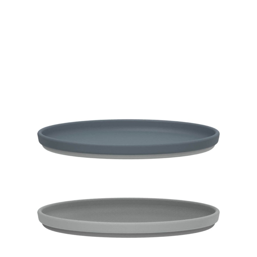 Home Liewood Snack Bowls, Plates | Gabriel Plate 2 Pack Blue Mix