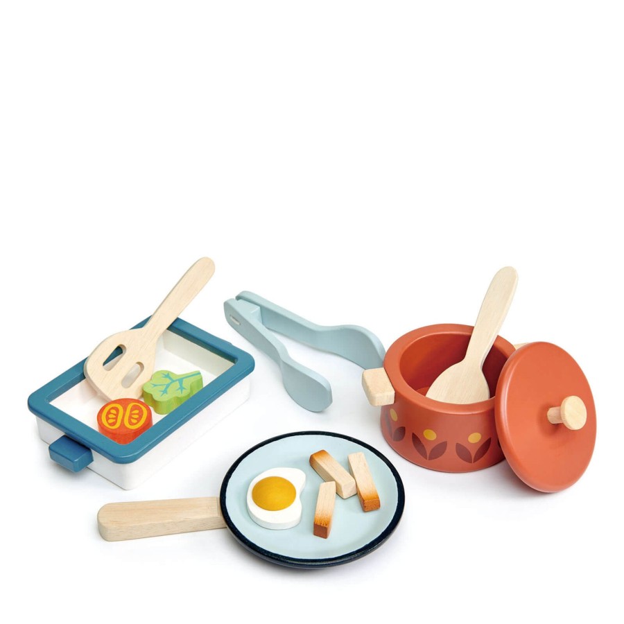 Toys Tender Leaf Wooden Toys | Pots And Pans