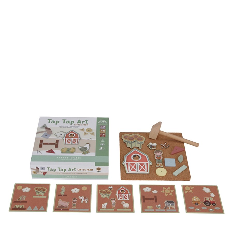 Toys Little Dutch Arts & Crafts | Tap Tap Art Set - Little Farm