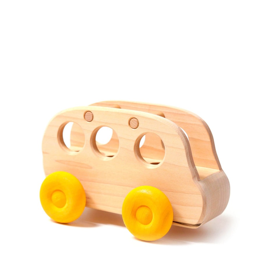 Toys Grimm’s Trains, Cars, Planes | Wooden Natural Bus