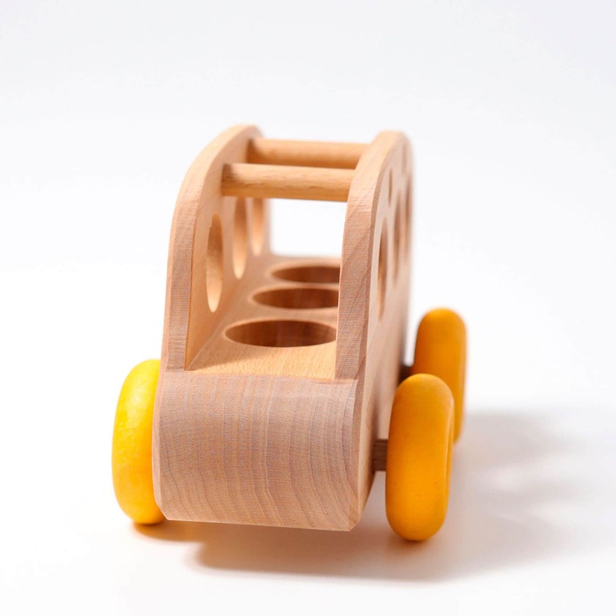 Toys Grimm’s Trains, Cars, Planes | Wooden Natural Bus