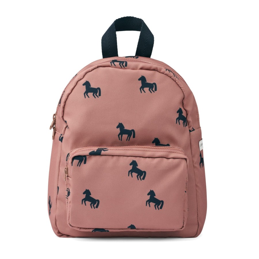 Home Liewood Lunch Bags, Backpacks | Allan Backpack Horses / Dark Rosetta