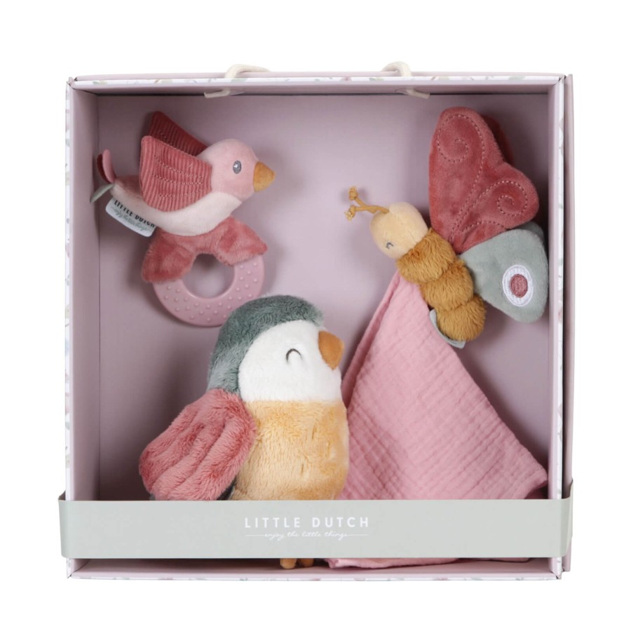 Toys Little Dutch Soft Toys, Comforters | Flowers And Butterflies Gift Set