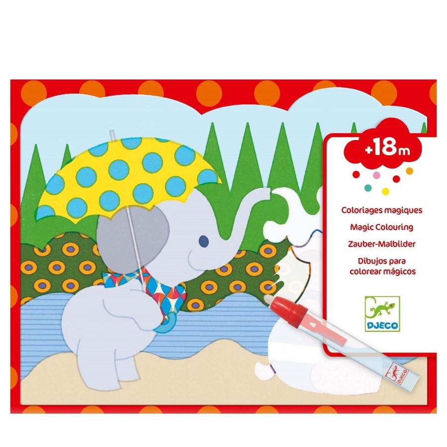 Toys Djeco Arts & Crafts | Hidden Outside Magic Colouring Set