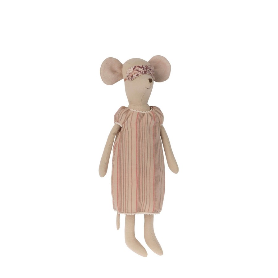 Toys Maileg Soft Toys, Comforters | Medium Mouse - Nightgown