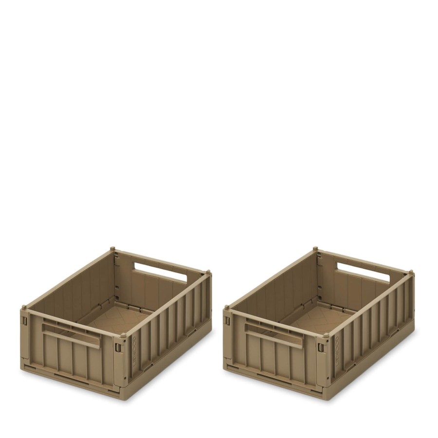 Home Liewood Toy Storage | Weston Storage Box Small 2 Pack Oat