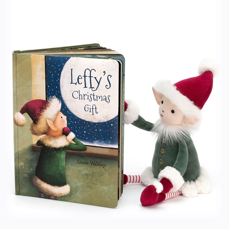 Toys Jellycat Books | Leffy'S Christmas Gift - Book