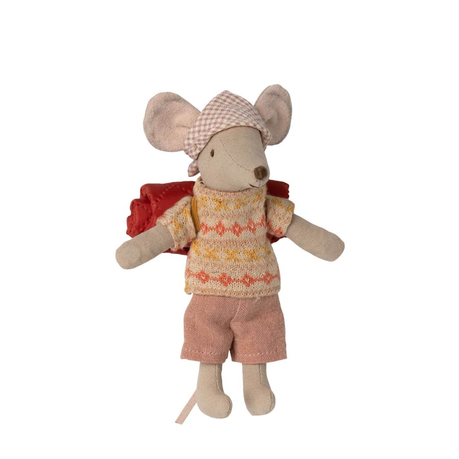 Toys Maileg Soft Toys, Comforters | Hiker Mouse - Big Sister