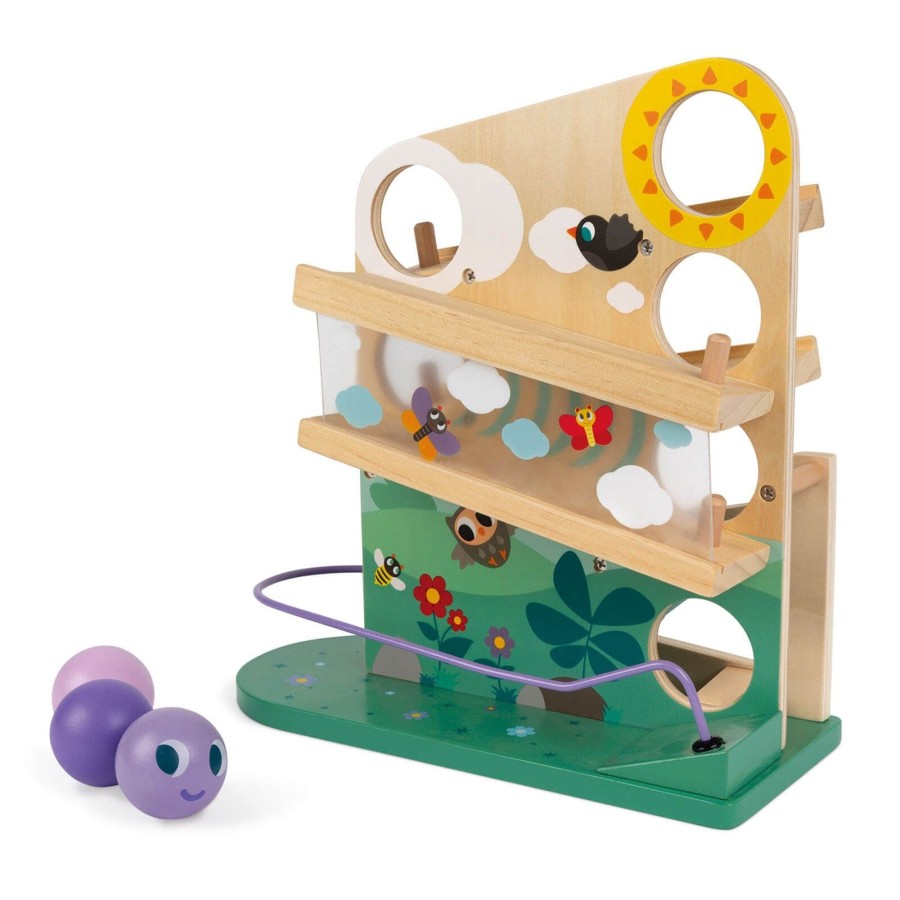 Toys Janod Games, Puzzles, Jigsaws | Caterpillar Ball Track