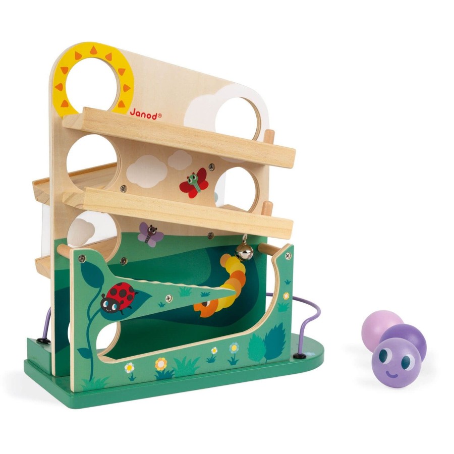 Toys Janod Games, Puzzles, Jigsaws | Caterpillar Ball Track