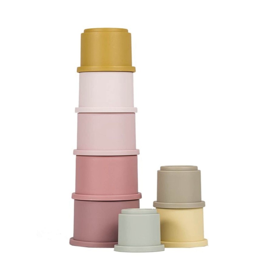 Toys Little Dutch Stacking Toys | Stacking Cups Pink