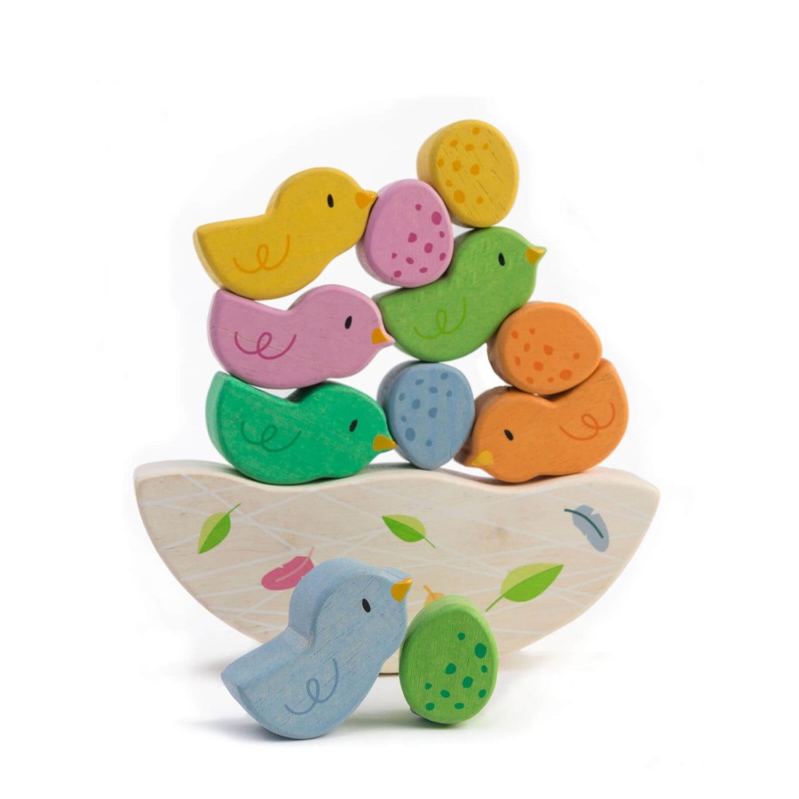 Toys Tender Leaf Wooden Toys | Stacking Rocking Baby Birds