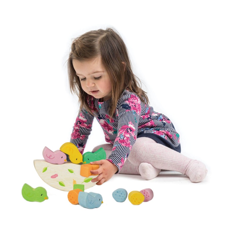 Toys Tender Leaf Wooden Toys | Stacking Rocking Baby Birds