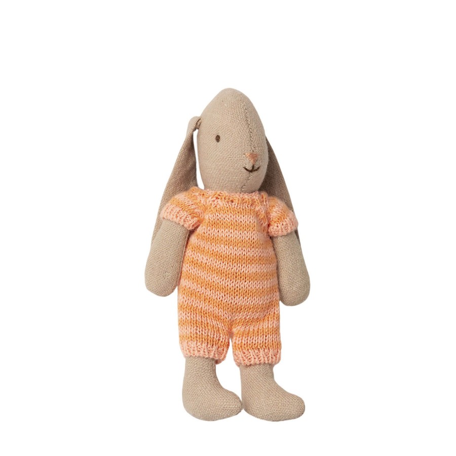 Toys Maileg Soft Toys, Comforters | Bunny Micro Peach