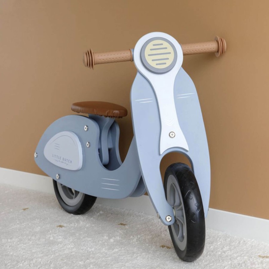 Toys Little Dutch Bikes, Trikes, Scooters | Balance Bike Scooter Blue