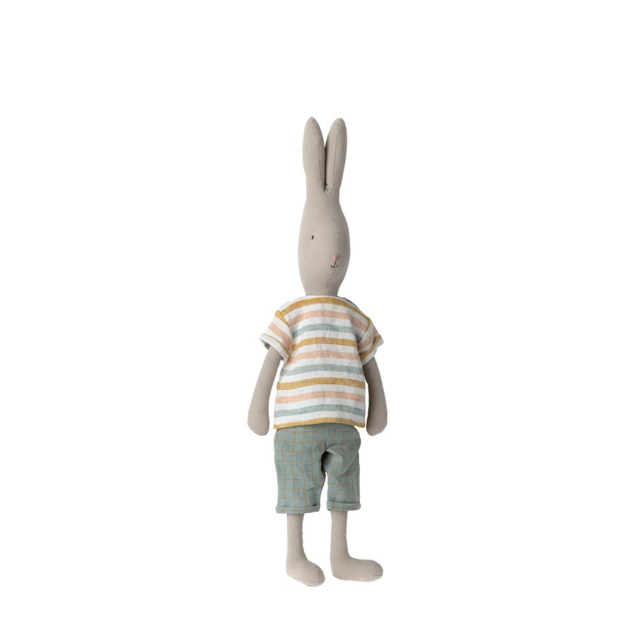 Toys Maileg Soft Toys, Comforters | Rabbit Size 4 - Pants And Shirt