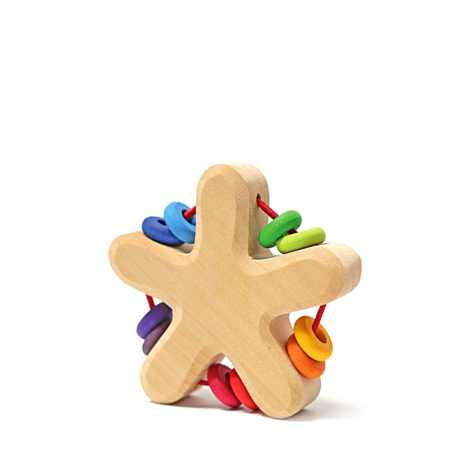 Home Grimm’s Decorative Objects | Wooden Rainbow Star