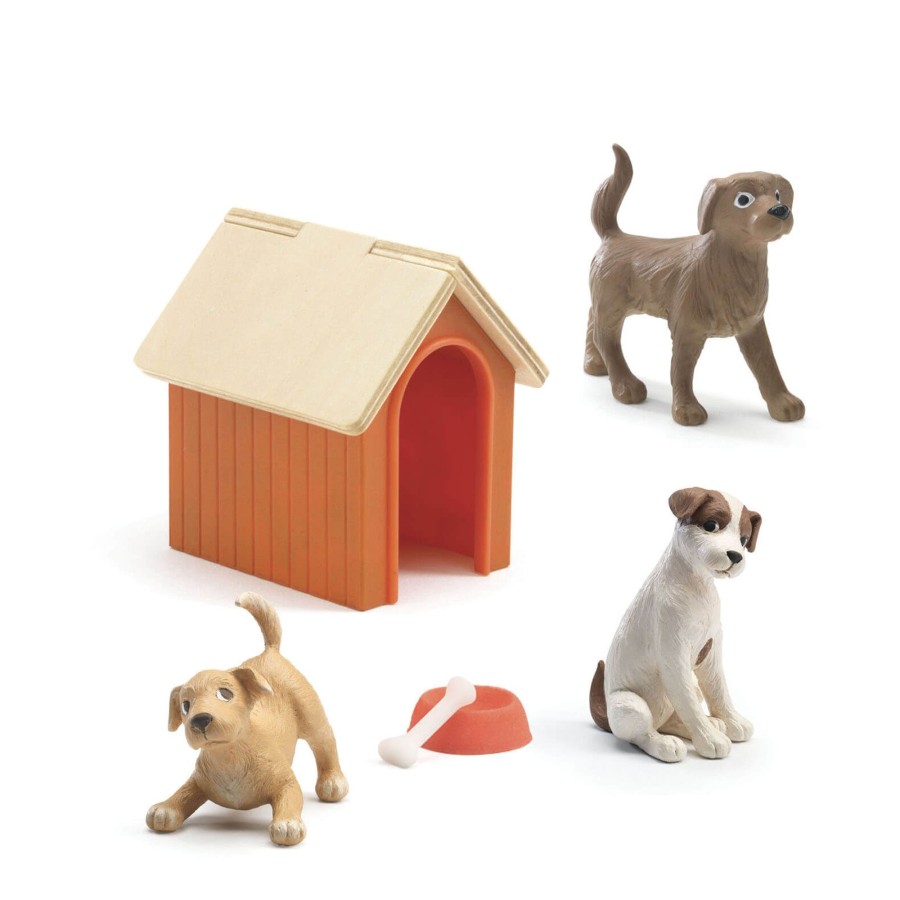 Toys Djeco Dolls, Dolls Houses | Dog House And Dogs