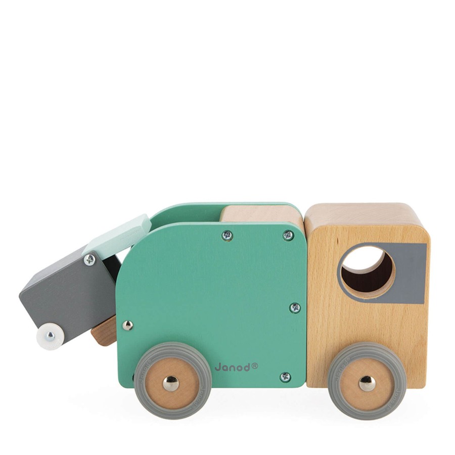 Toys Janod Wooden Toys | Recycling Truck