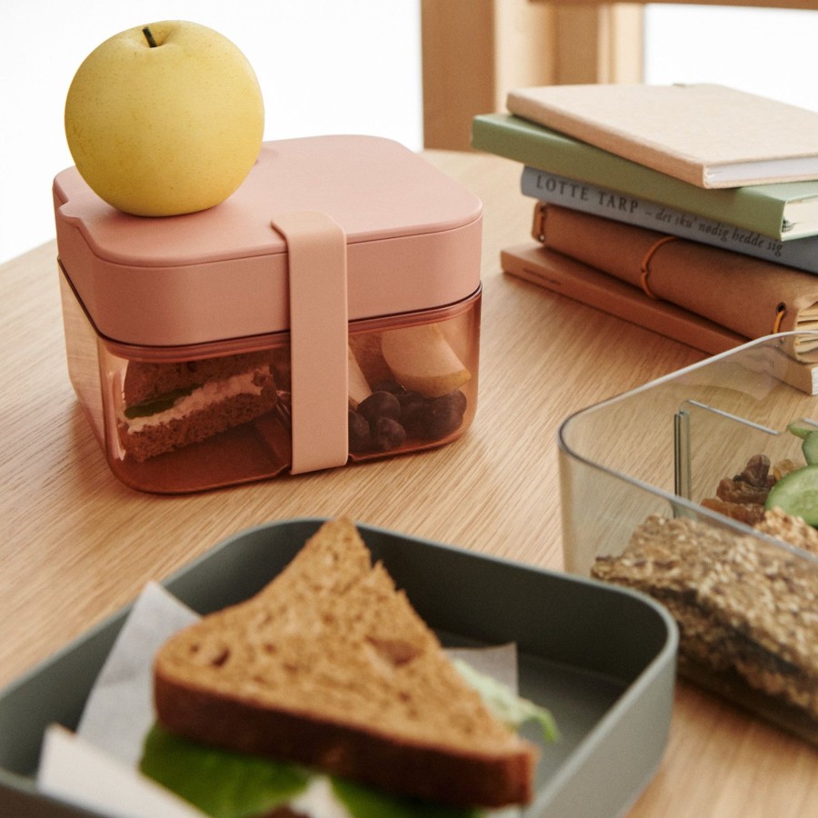 Home Liewood Snack Boxes, Lunch Boxes | Amandine Bento Box Tuscany Rose / Dusty Raspberry