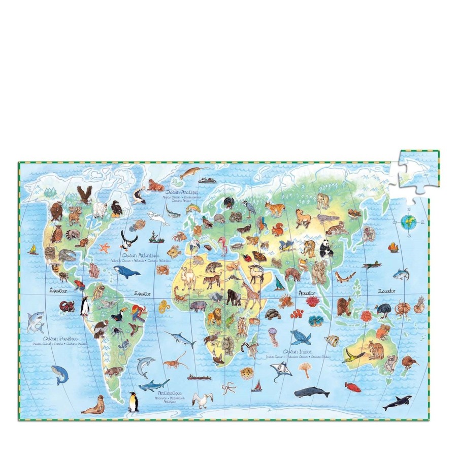 Toys Djeco Games, Puzzles, Jigsaws | Worlds Animals Observation Puzzle