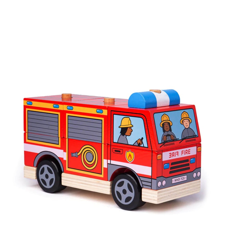 Toys Big Jigs Stacking Toys | Stacking Fire Engine