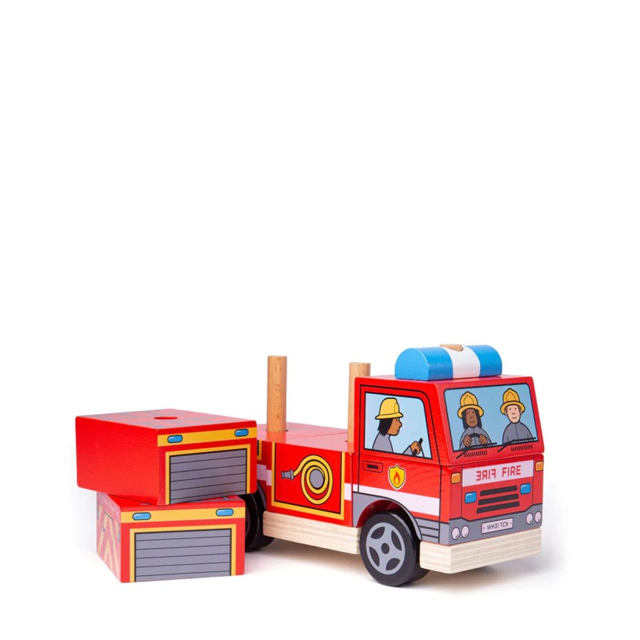 Toys Big Jigs Stacking Toys | Stacking Fire Engine