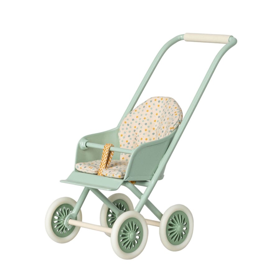 Toys Maileg Dolls, Dolls Houses | Micro Stroller - Mint