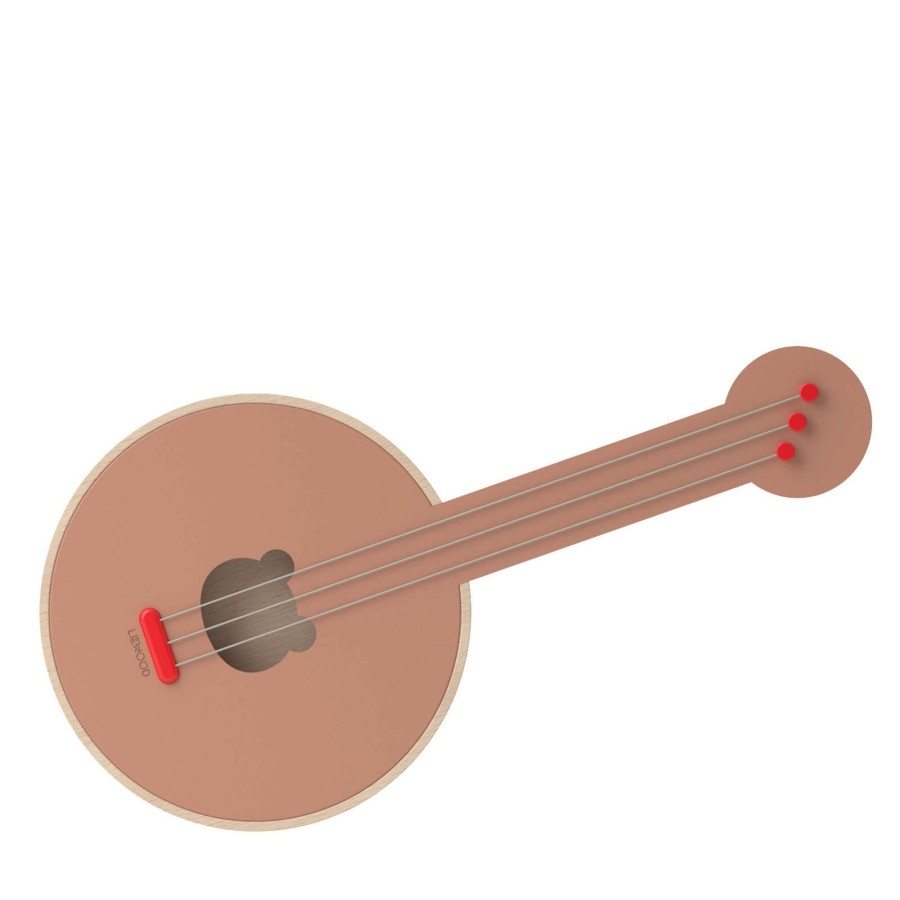 Toys Liewood Musical Instruments | Chas Banjo Apple Red / Tuscany Rose Mix