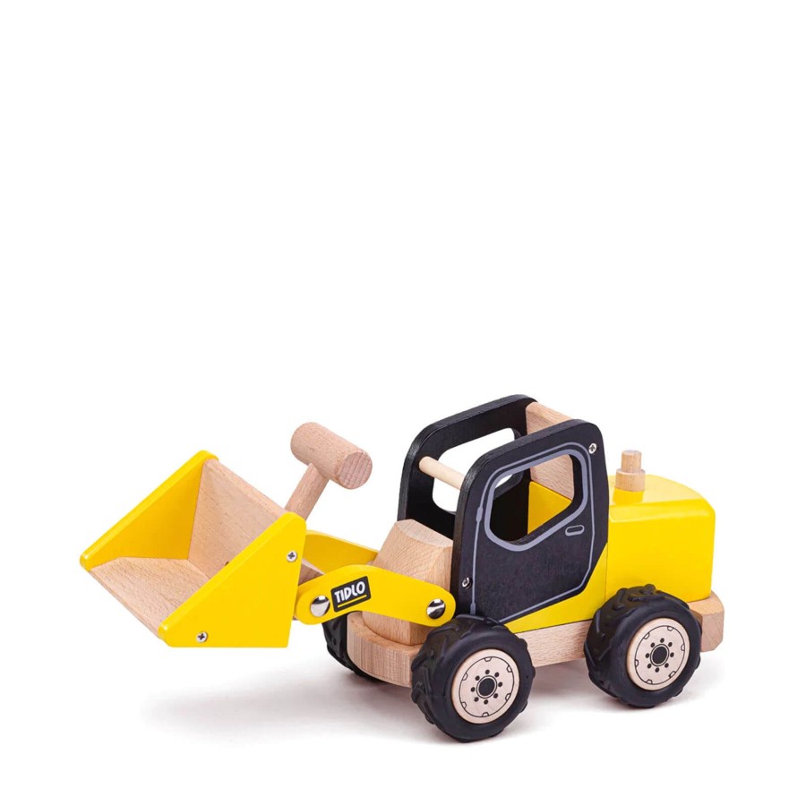 Toys Tidlo Trains, Cars, Planes | Wooden Front End Loader