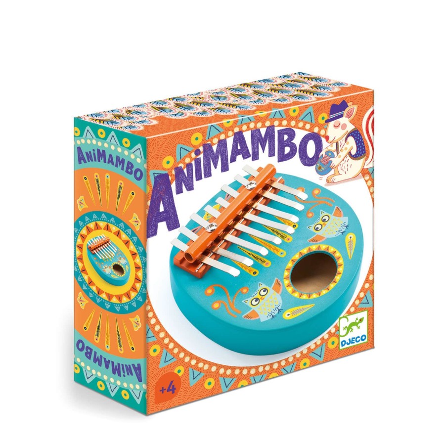 Toys Djeco Musical Instruments | Animambo Owl Calimba Instrument